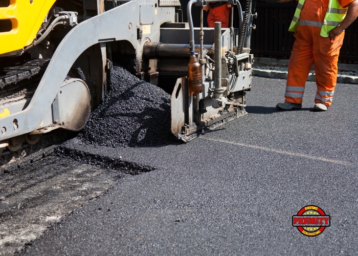 Blacktop parking lot installation In Easley SC